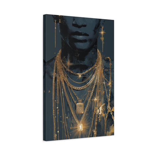 TABLEAU BIJOUX DORÉS