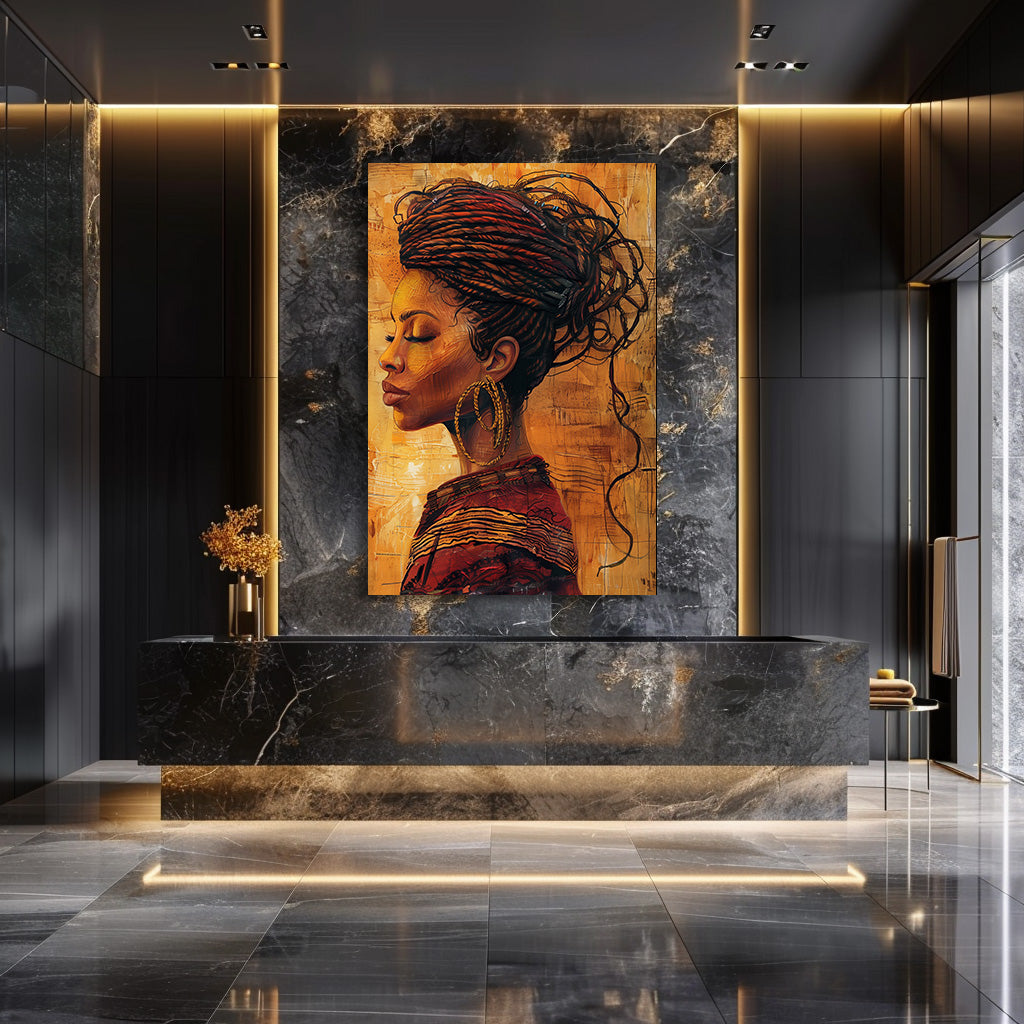 PINTURA AFRICANA BOHO