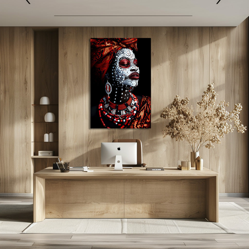 AFRICAN TRIBAL PAINTING