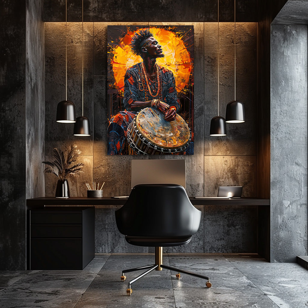 TABLEAU AFRICAIN MUSIQUE