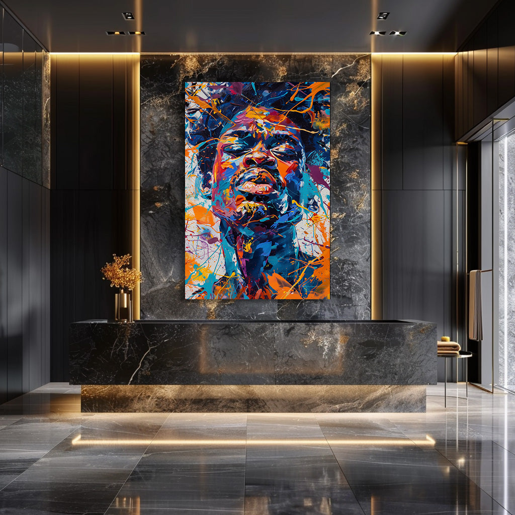 TABLEAU AFRICAIN STREET ART