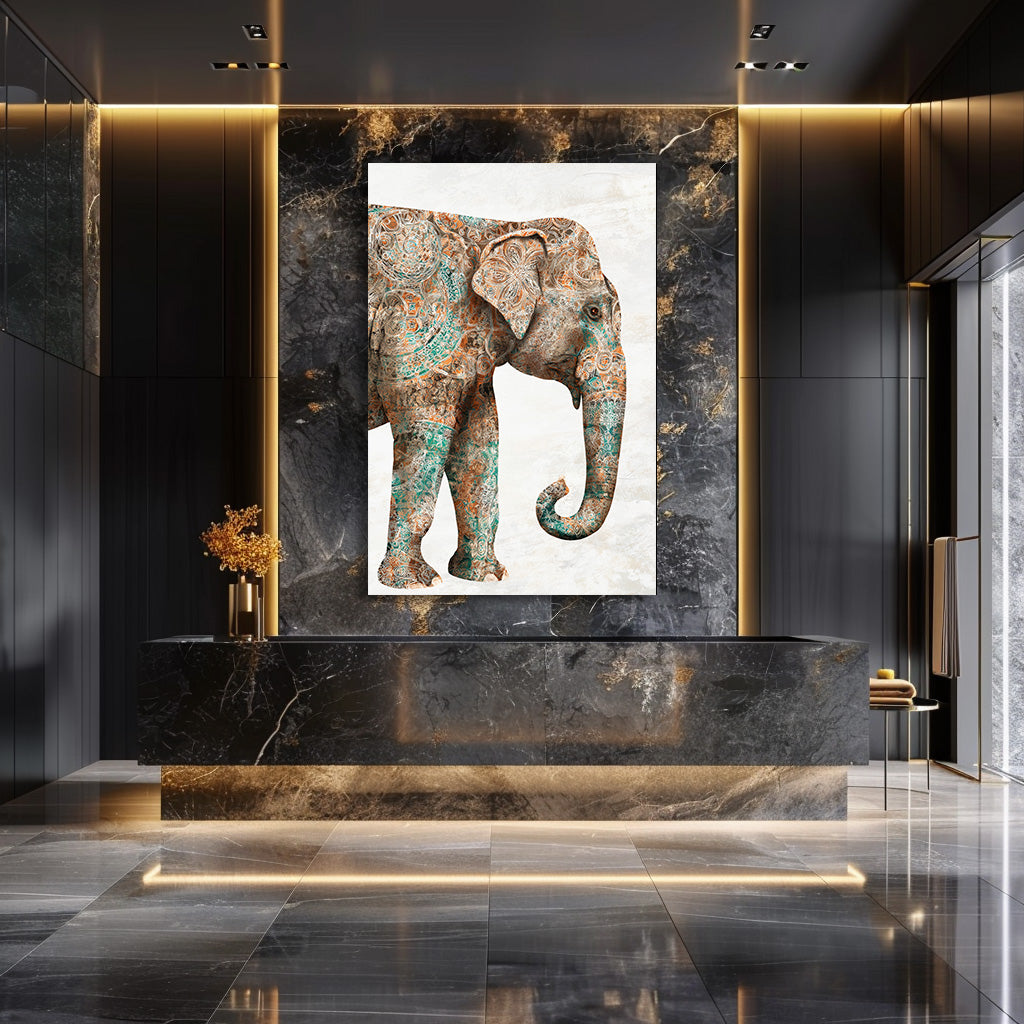 ELEPHANT MANDALA PAINTING