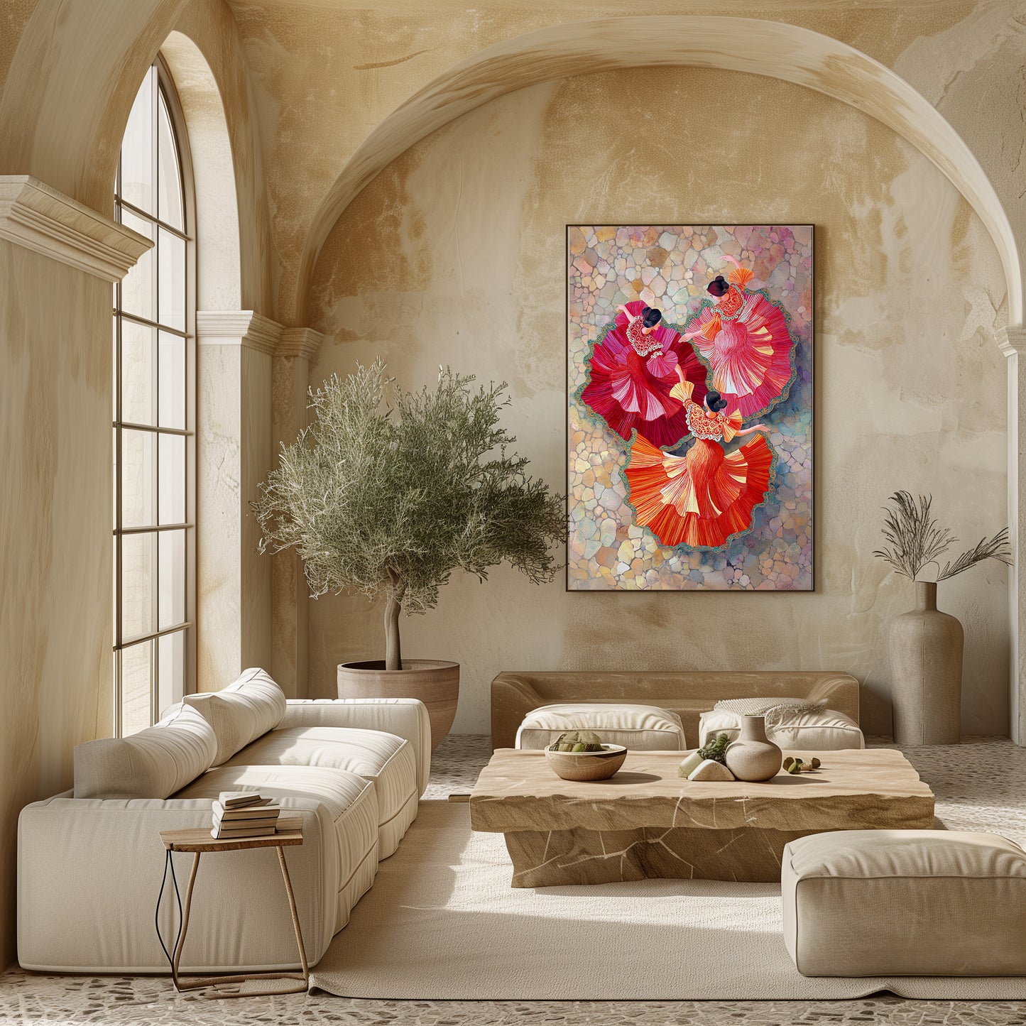 TABLEAU DANSEUSES ESPAGNOLES