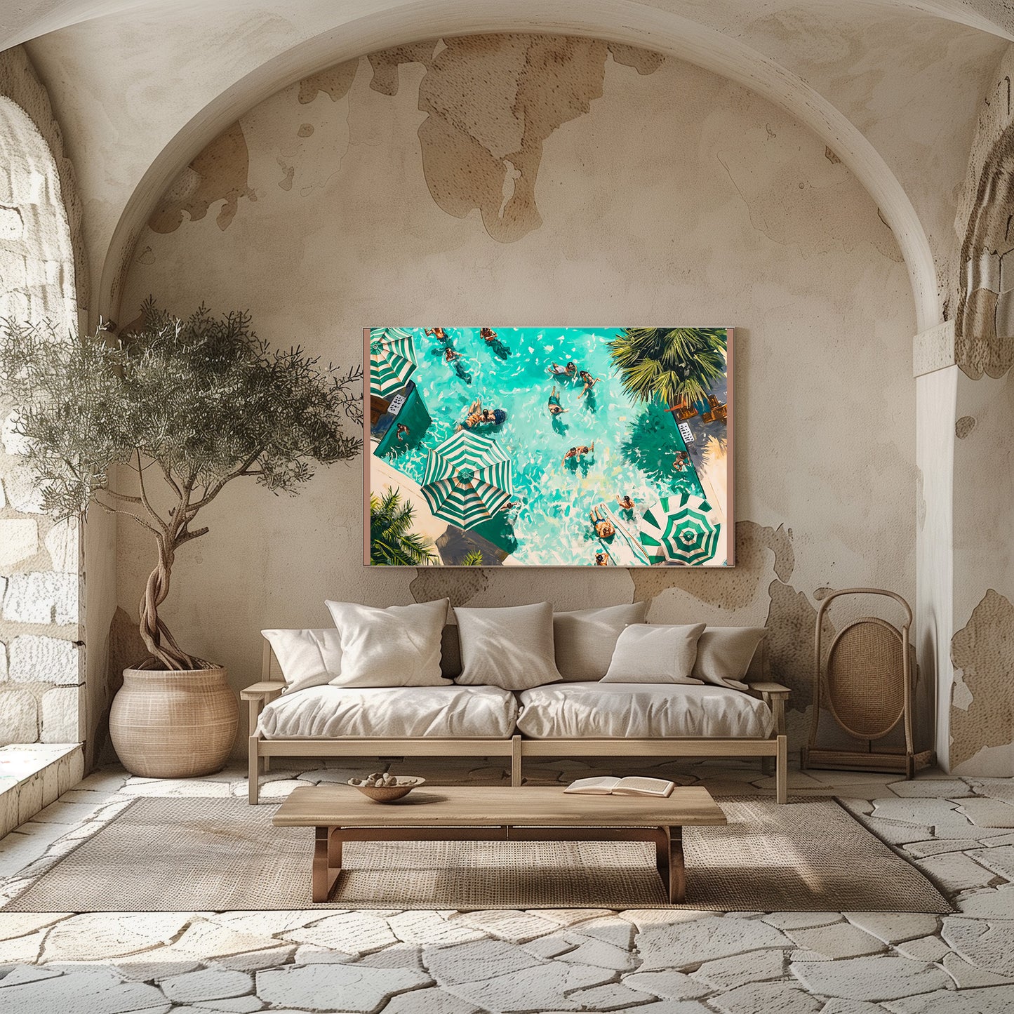 TABLEAU PISCINE SAINT-TROPEZ