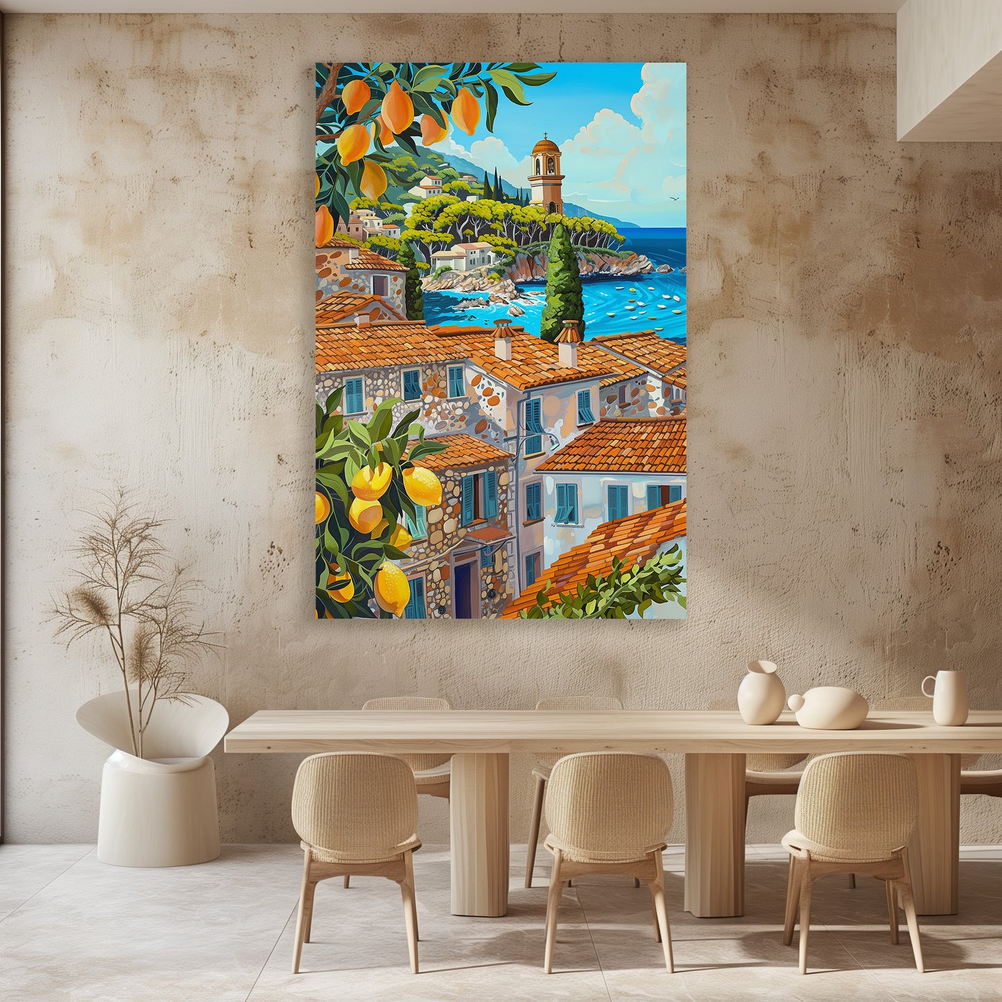 FRENCH RIVIERA PAINTING