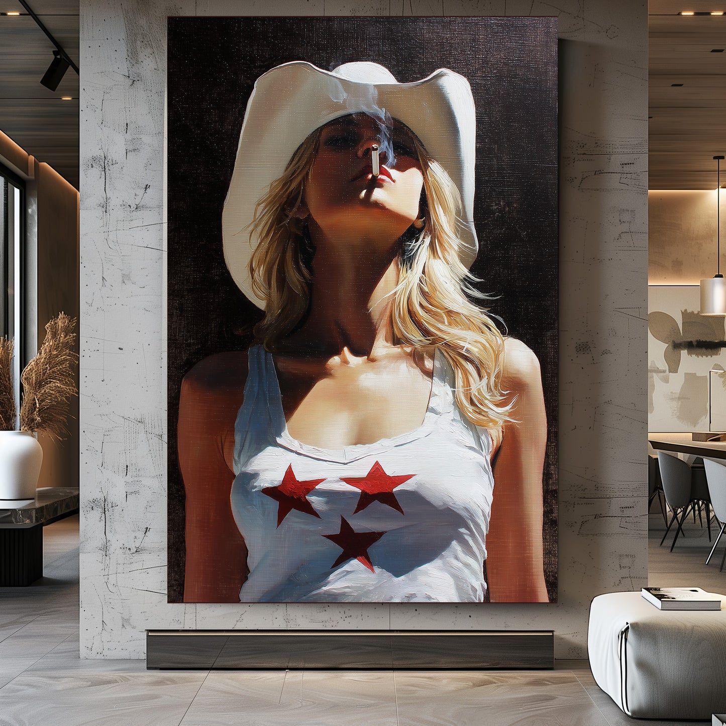 COWGIRL USA PAINTING