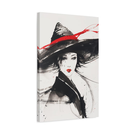 TABLEAU FEMME AQUARELLE