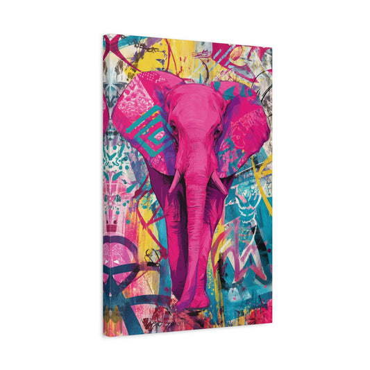 TABLEAU ÉLÉPHANT POP