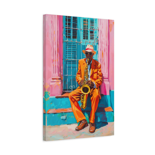 TABLEAU TROMPETTISTE CUBAIN