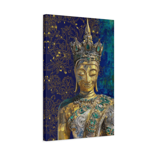 TABLEAU BOUDDHA ROYAL DORÉ