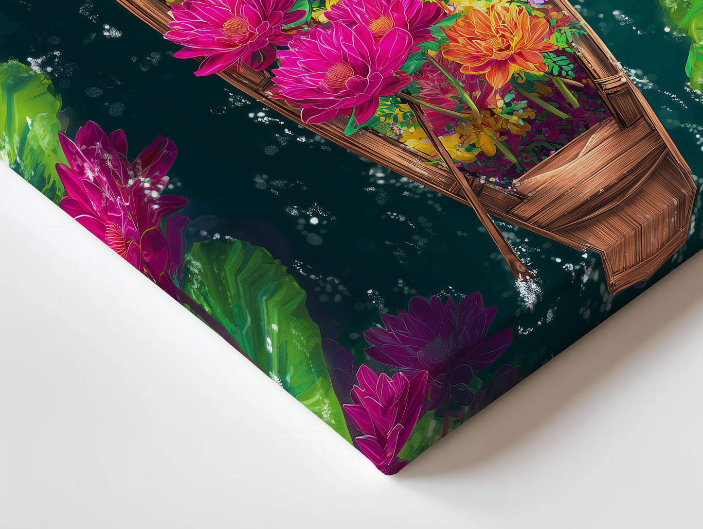 PINTURA FLORAL DE VIETNAM