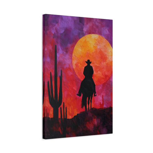 TABLEAU COWBOY DÉSERT ROUGE