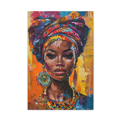 TABLEAU AFRICAINE COLORÉE