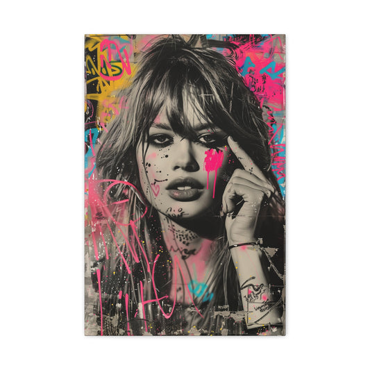 TABLEAU GRAFFITI FEMME