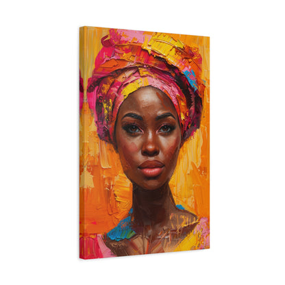TABLEAU AFRICAINE ROSE