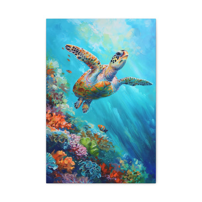 TABLEAU TORTUE TROPICALE
