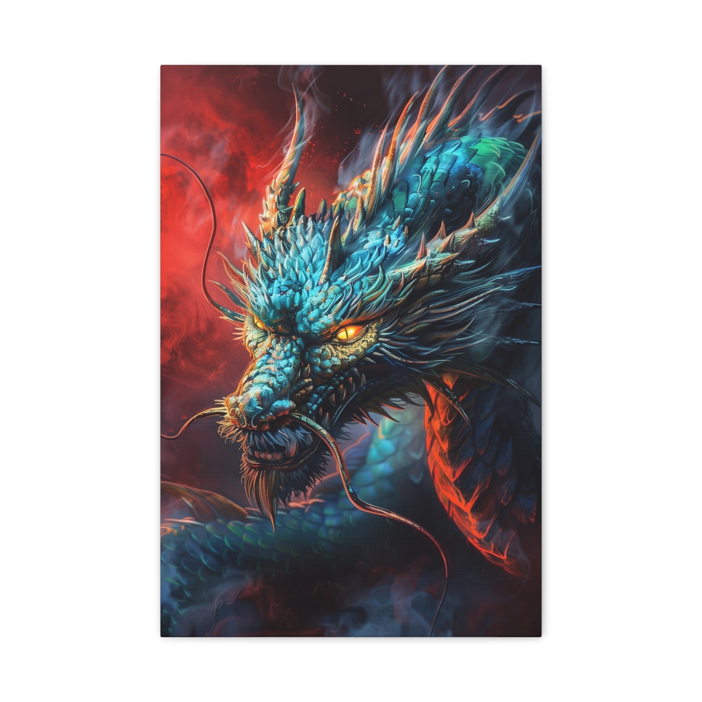 TABLEAU DRAGON BLEU