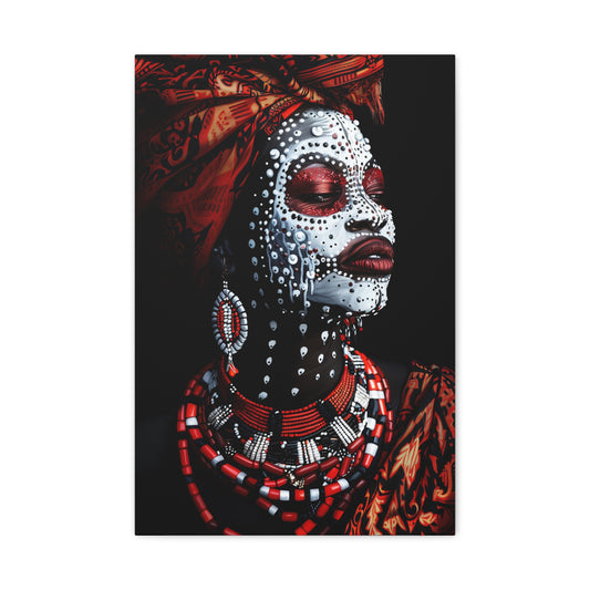 TABLEAU TRIBAL AFRICAIN