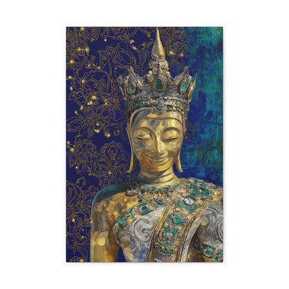 TABLEAU BOUDDHA ROYAL DORÉ