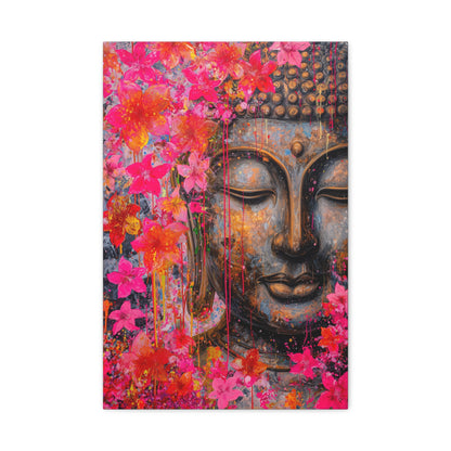TABLEAU BOUDDHA FLORAL
