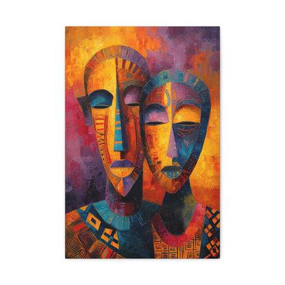 TABLEAU MASQUES AFRICAINS