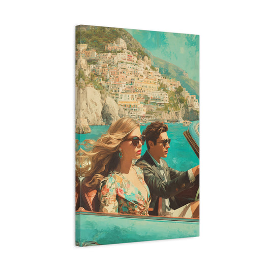 TABLEAU COUPLE CÔTE AMALFI