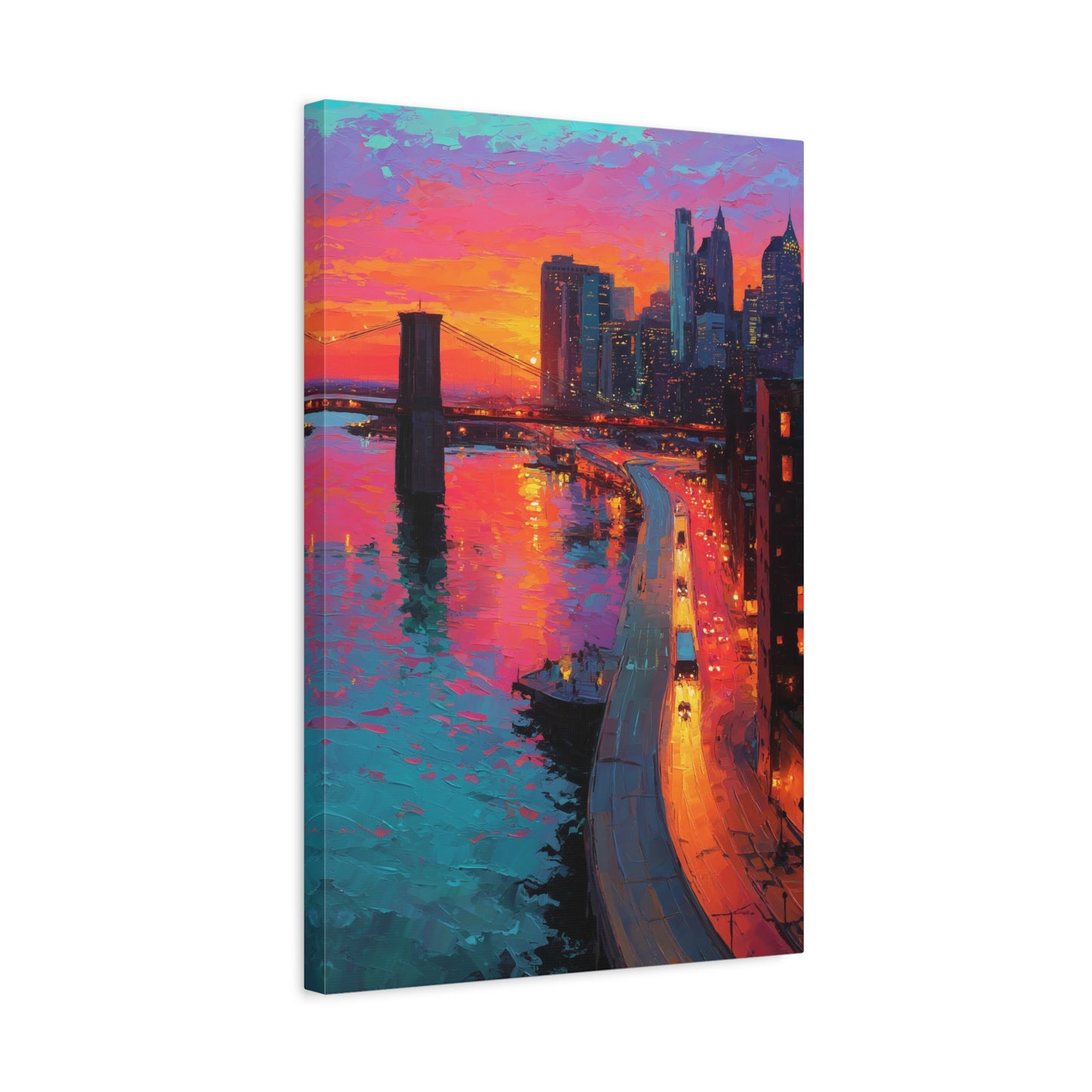 TABLEAU NEW YORK SUNSET