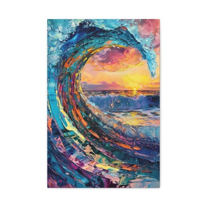 TABLEAU OCÉAN SUNSET