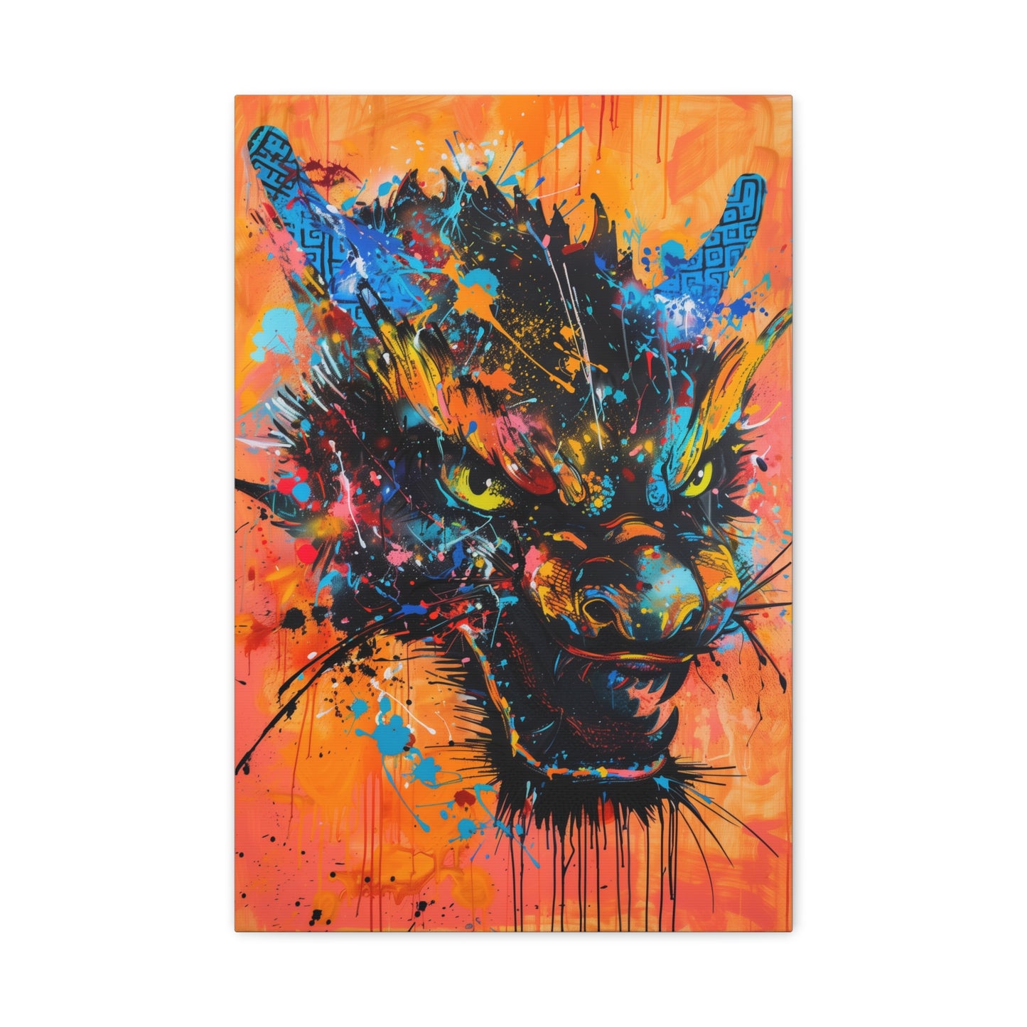 TABLEAU DRAGON STREET ART