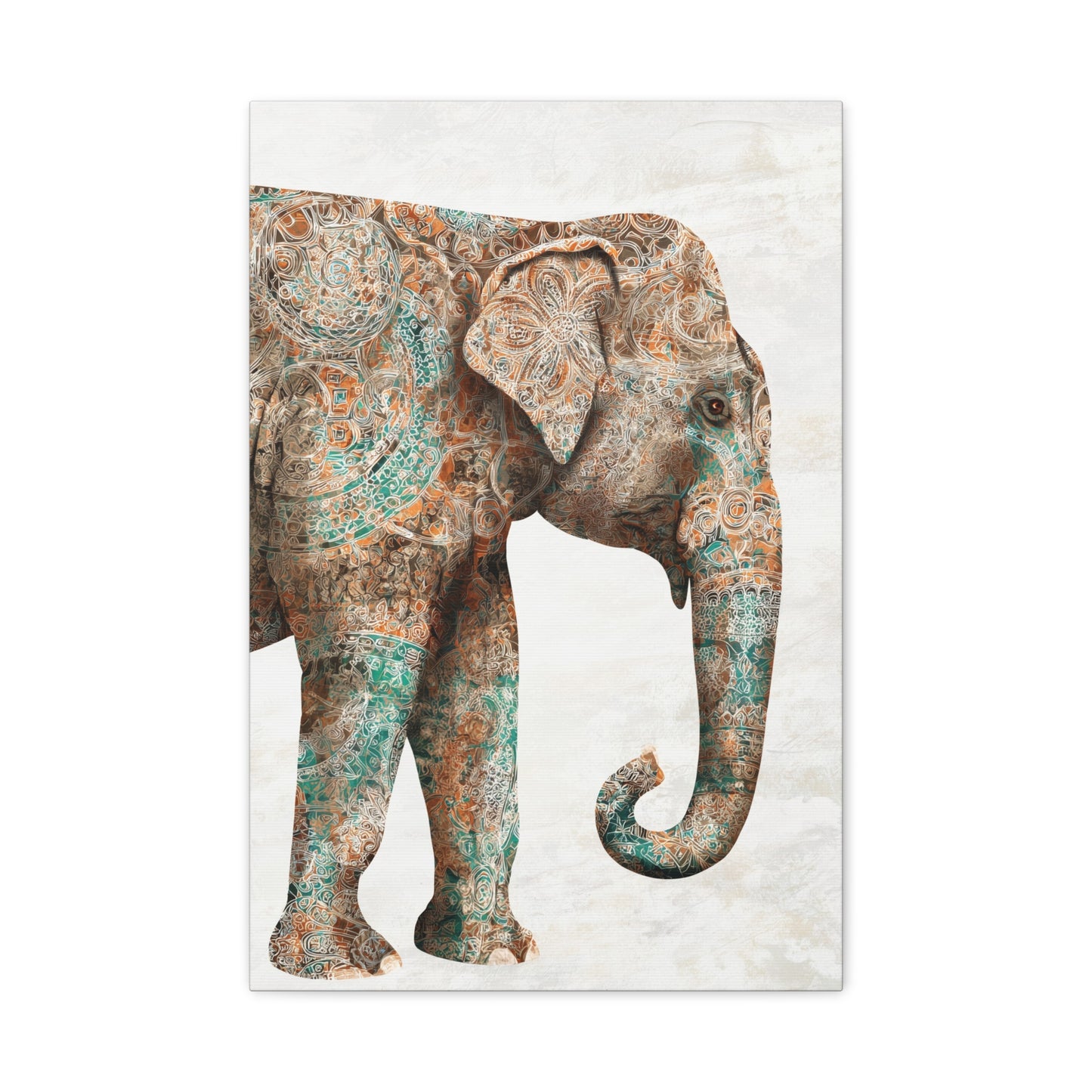 TABLEAU ÉLÉPHANT MANDALA