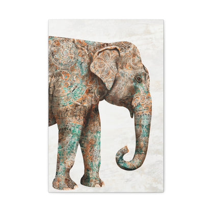 TABLEAU ÉLÉPHANT MANDALA