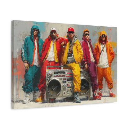 TABLEAU HIP-HOP COLORÉ