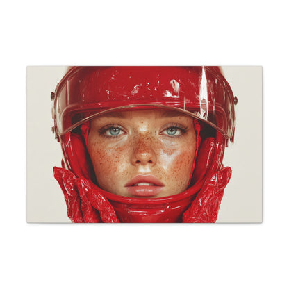 TABLEAU FEMME PILOTE RÉALISTE