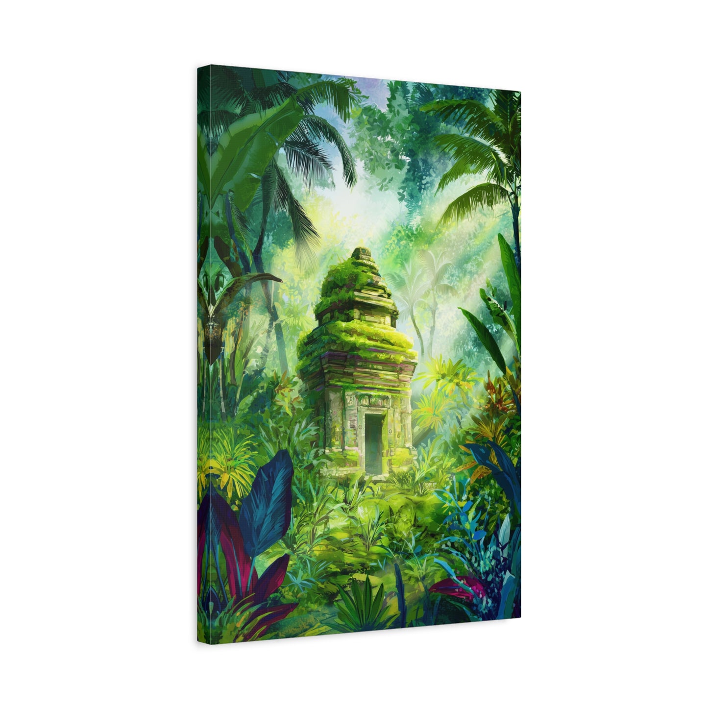 TABLEAU TEMPLE JUNGLE