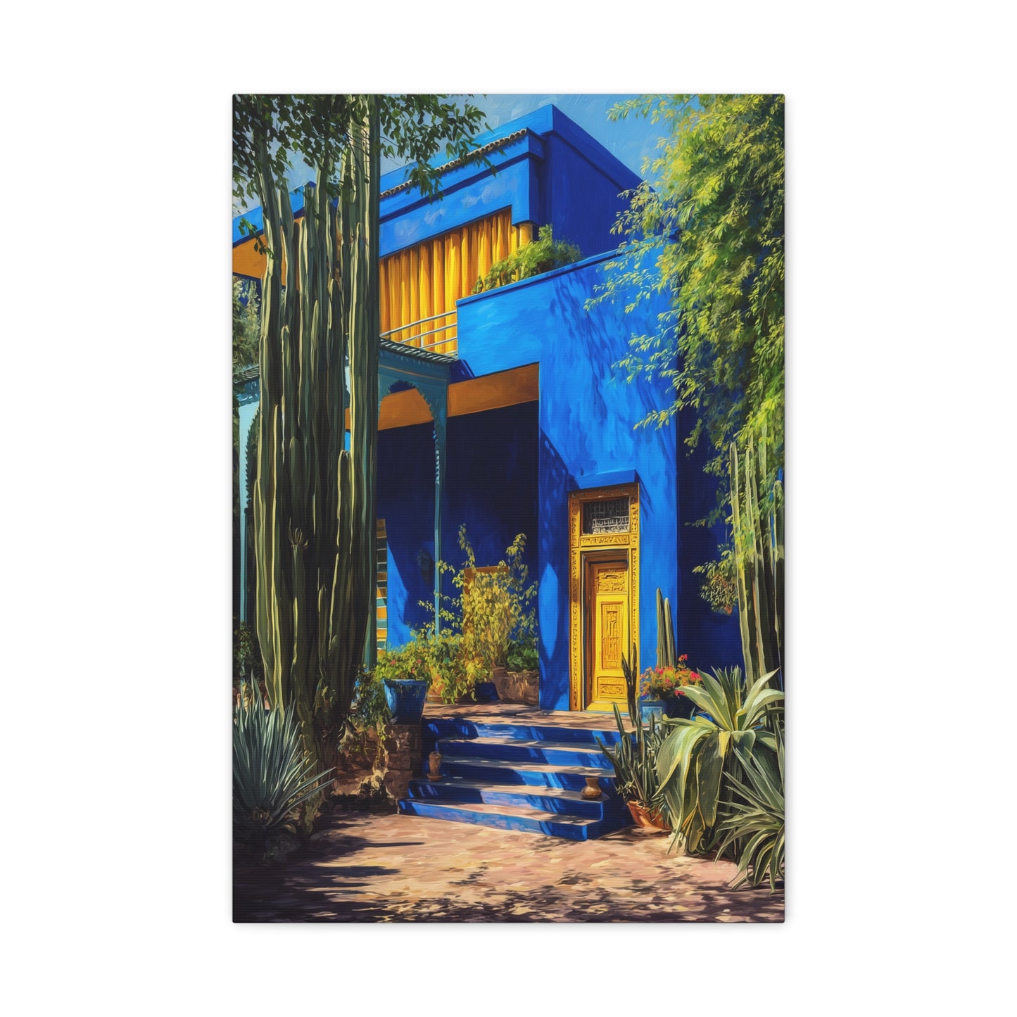 TABLEAU JARDIN MAJORELLE MAROC