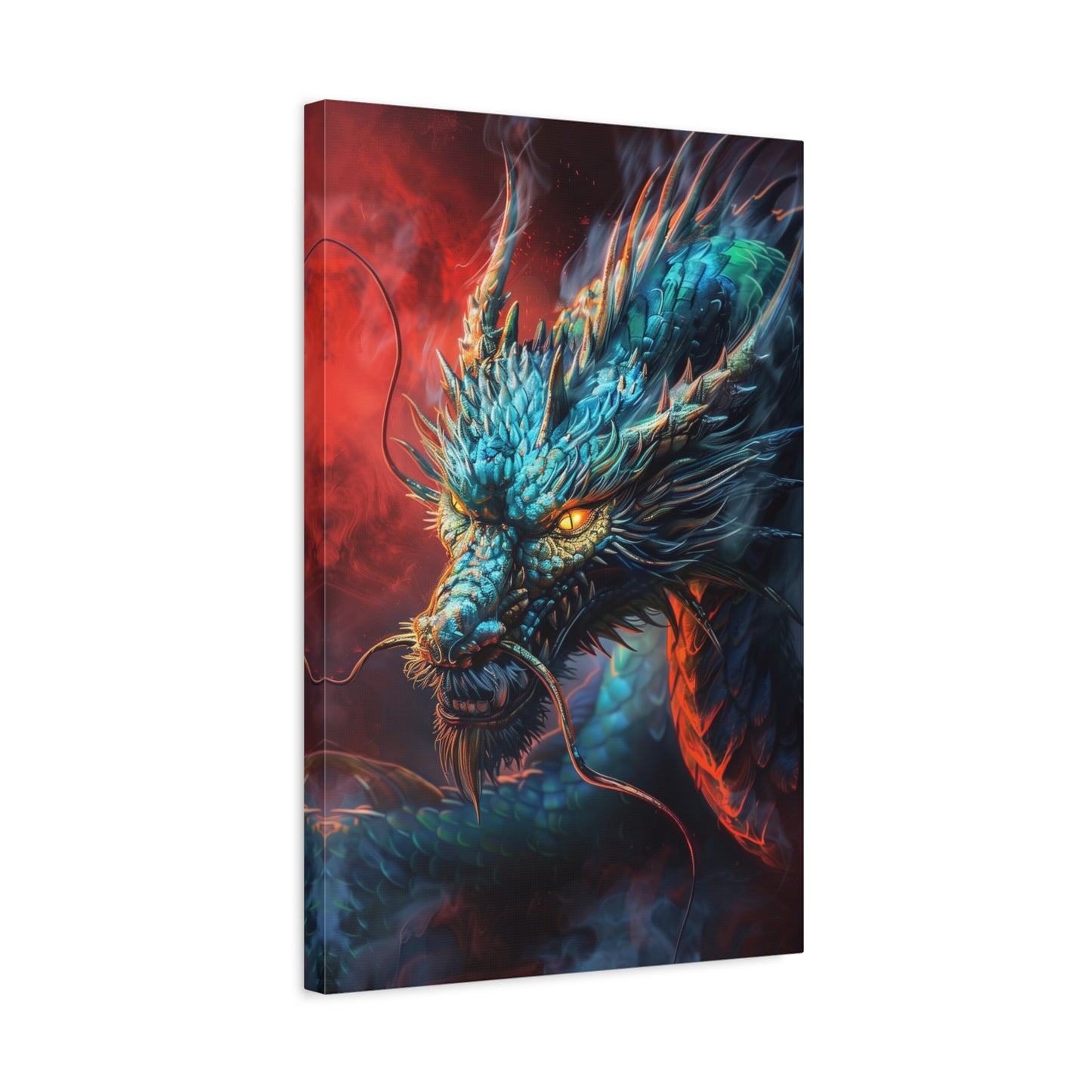TABLEAU DRAGON BLEU