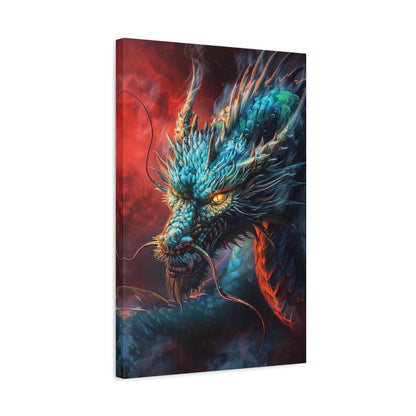 TABLEAU DRAGON BLEU