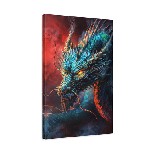 TABLEAU DRAGON BLEU