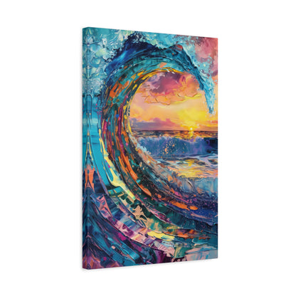 TABLEAU OCÉAN SUNSET