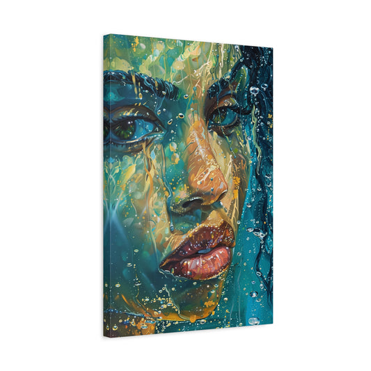 TABLEAU FEMME OCÉAN