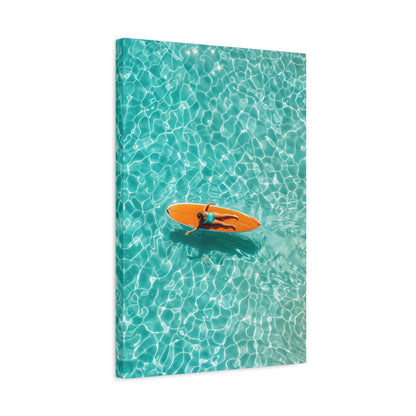 TABLEAU PLANCHE SURF ORANGE