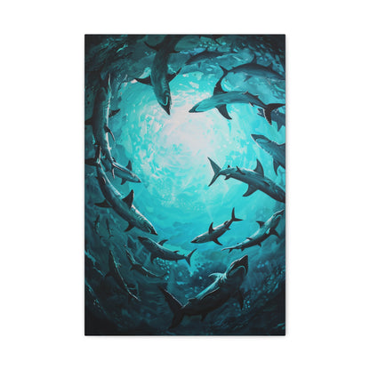 TABLEAU REQUIN OCÉAN