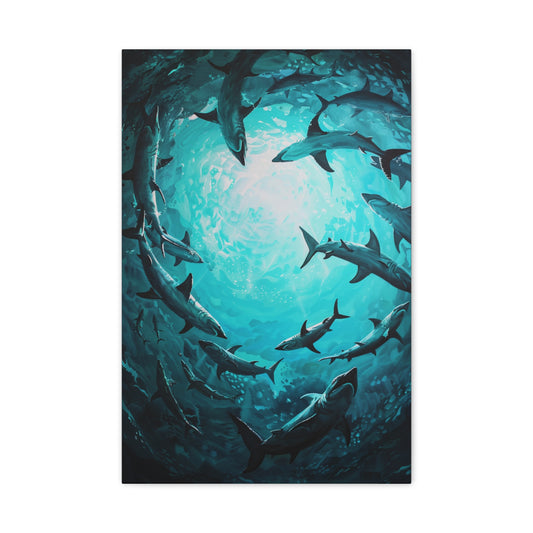 TABLEAU REQUIN OCÉAN