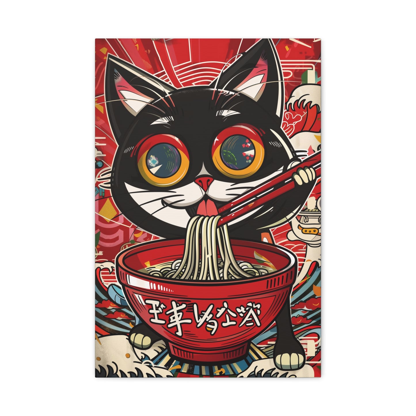 TABLEAU CHAT RAMEN POP