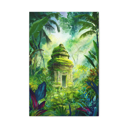 TABLEAU TEMPLE JUNGLE