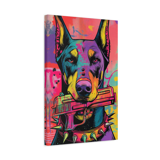 TABLEAU CHIEN GANGSTER