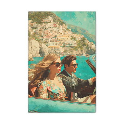 AMALFI COAST COUPLE PAINTING