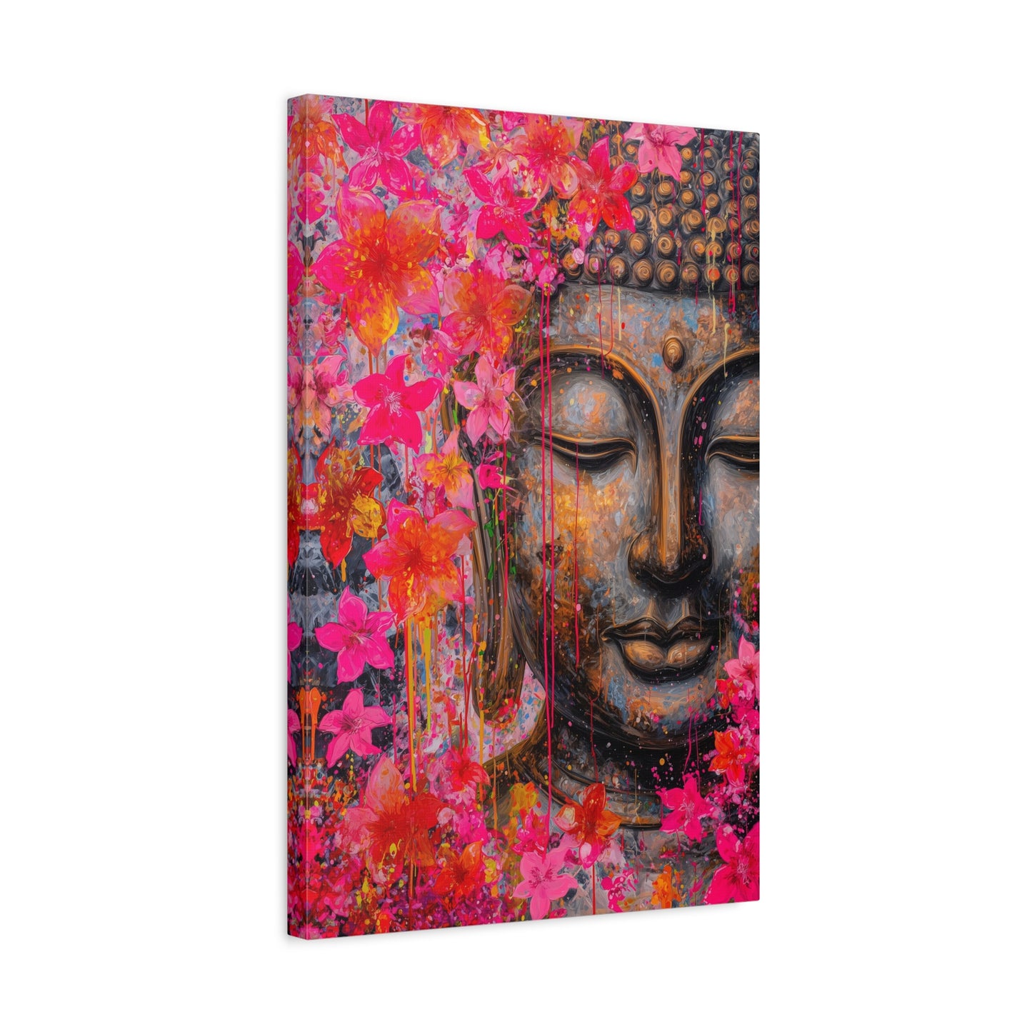 TABLEAU BOUDDHA FLORAL