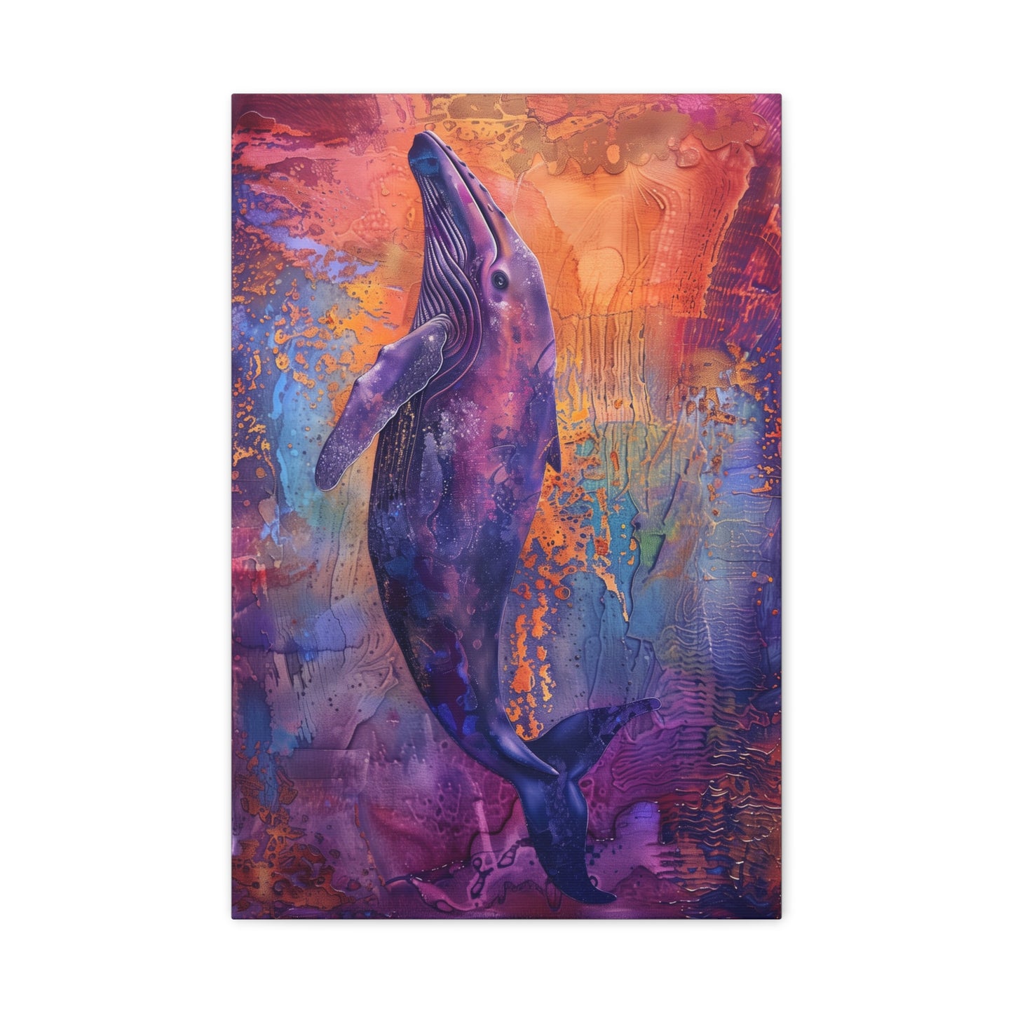 TABLEAU VIOLET BALEINE