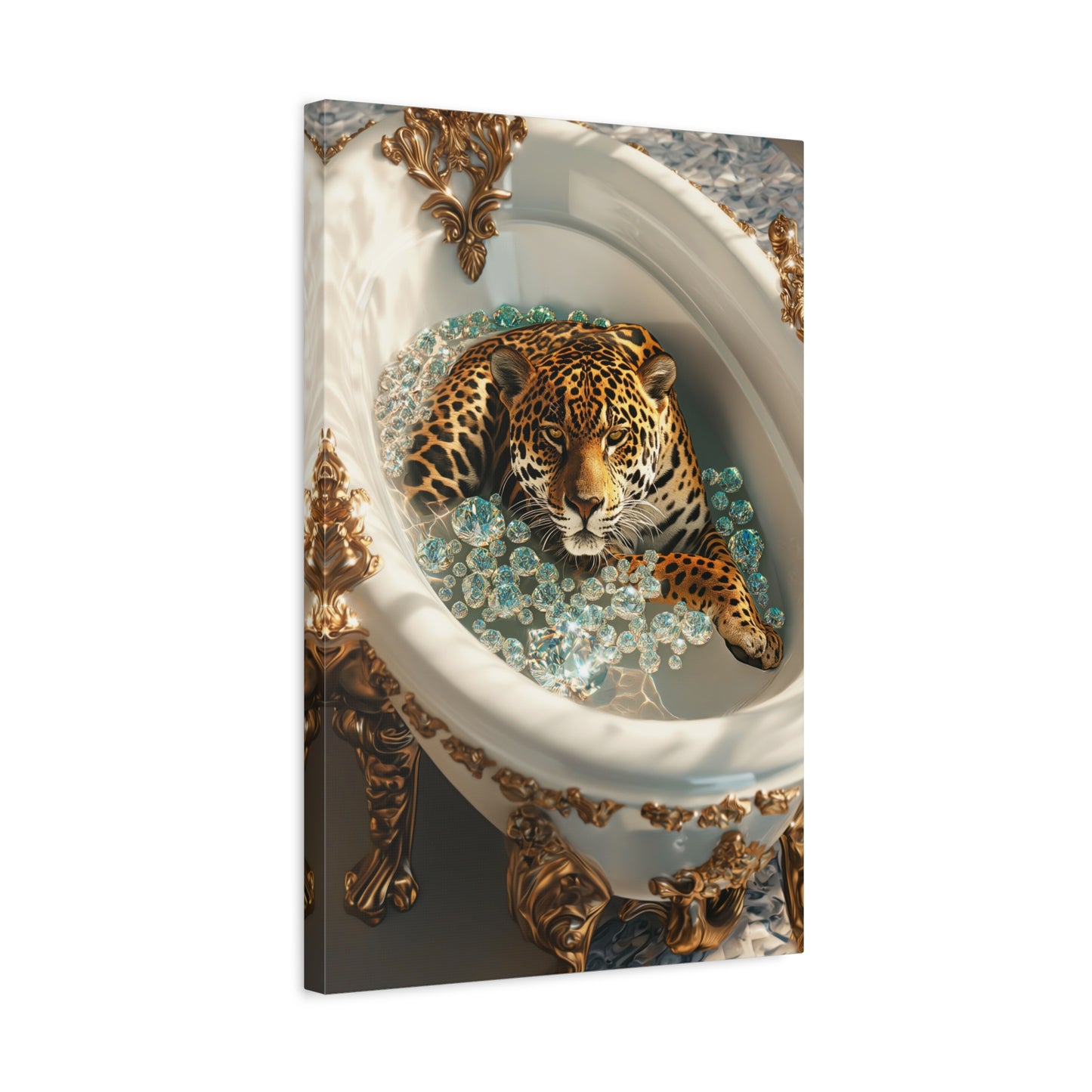 TABLEAU JAGUAR BAIGNOIRE